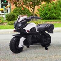 Homcom Kids 6V Electric Motorcycle Ride-On Toy White