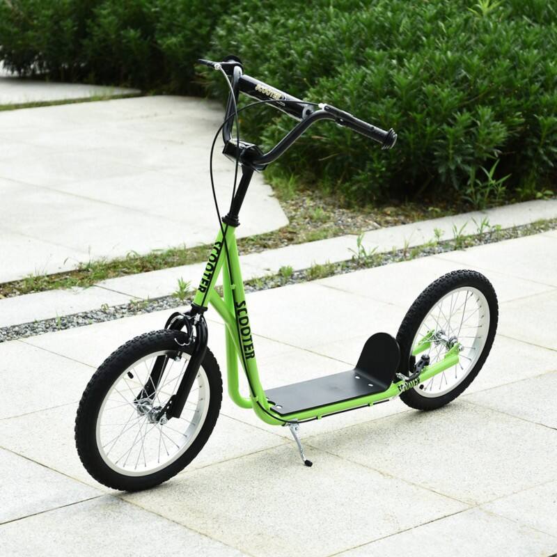 HOMCOM Kids Scooter Green