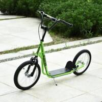 Homcom Kids Scooter Green 1390 x 580 mm