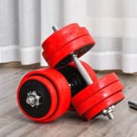 Homcom Barbell and Dumbbell Set 25 x 25 x 450 mm