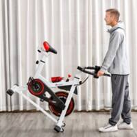 Homcom Exercise Cycling Bike with Adjustable Height