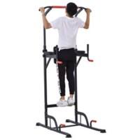 Homcom Pull Up Station Power Tower Black