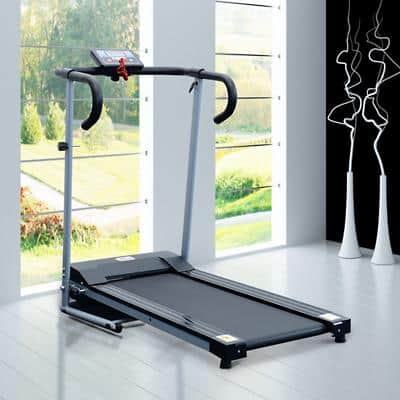 Homcom Treadmill 220-240V LED Grey