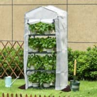 OutSunny Greenhouse Mini Portable White