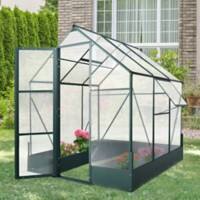 OutSunny Garden Storage Shed Large Walk-in Clear