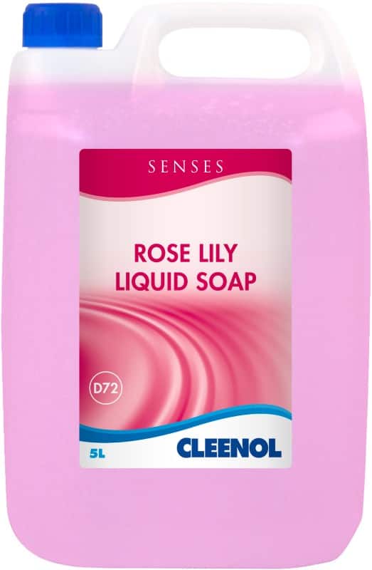 Cleenol Rose Lily Liquid Hand Soap 72873 5L