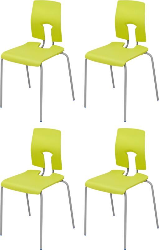 Hille SE Classroom Chair Non-Height Adjustable Seat Multicolour 470 x 495 x 860 mm Pack of 4