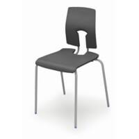 Hille SE Ergonmic Classic Classroom Chair Slate Shell 495 x 440 x 470 mm Pack of 4