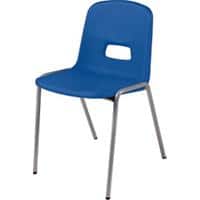 Reinspire GH20 Chair Adult Heigh Blue Shell With Flint Frame Pack of 4