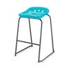 Hille Pepperpot Stool Blue With Dark Grey Frame  610 x 499 mm Pack of 4