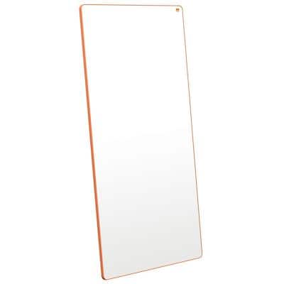 Nobo Move & Meet Collaboration System Portable Whiteboard 1915565 Lacquered Steel 90 x 180 cm White, Orange