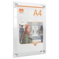 Nobo Premium Plus A4 Display Frame 1915600 26.1 (W) x 2.4 (D) x 34.6 (H) cm