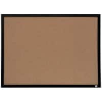 Nobo Small Wall Mountable Notice Board 1903776 Cork Thin Black Frame 585 x 430 mm Brown