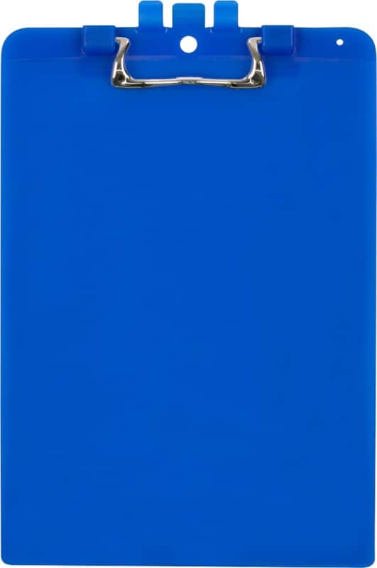 Snopake Clipboard A4 PP Blue Portrait 15886