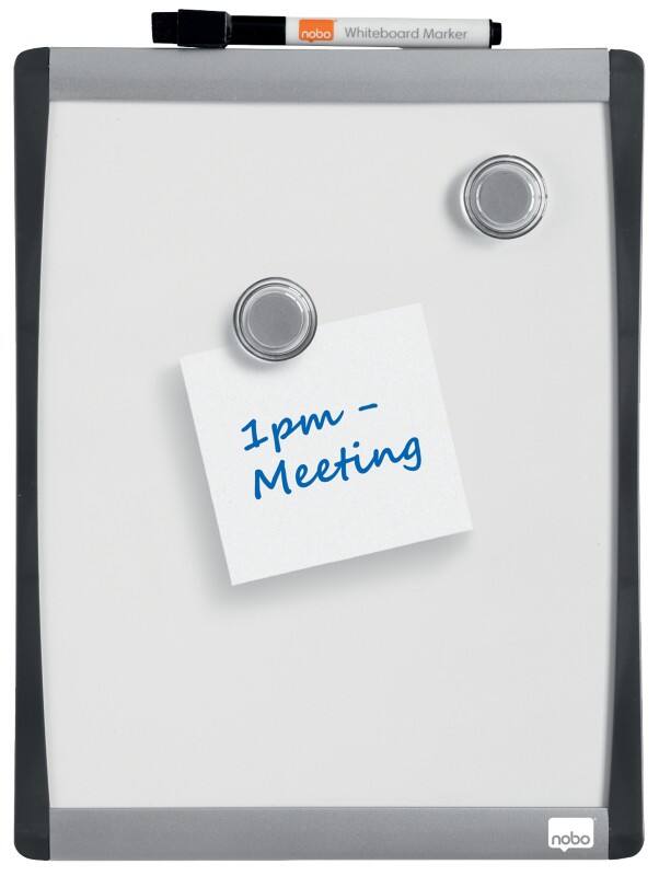 Nobo Mini Whiteboard Magnetic Lacquered Steel Single Sided 21.5 (W) x 28 (H) cm