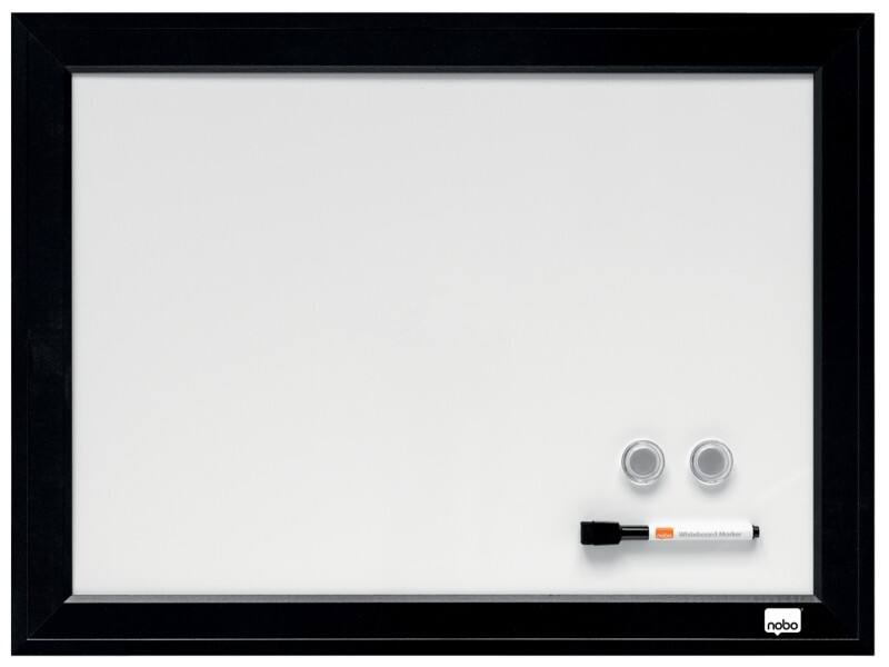 Nobo Small Whiteboard Magnetic Lacquered Steel Single Sided 58.5 (W) x 43 (H) cm