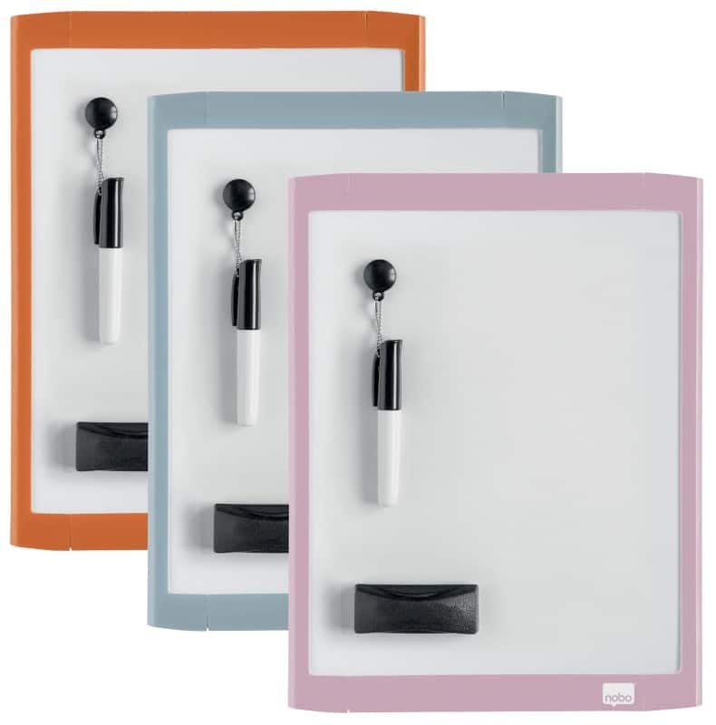 Nobo Mini Whiteboard Magnetic Lacquered Steel Single Sided 21.6 (W) x 28 (H) cm