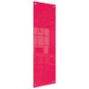 Nobo Small Wall Mountable Whiteboard Panel 1915606 Dry Erase Glass Surface Frameless 300 x 900 mm Red