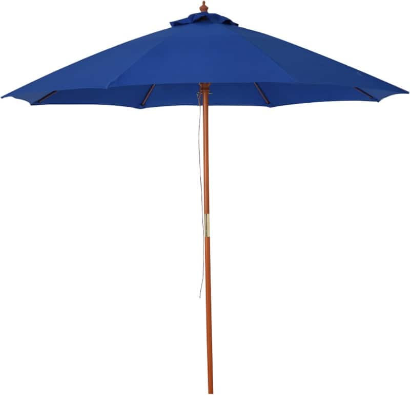 OutSunny Patio Umbrella Blue 2.5 m