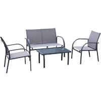 OutSunny Garden Sofa Set Grey 620 x 800 mm