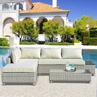 OutSunny Sofa Set Grey 830 x 590 mm