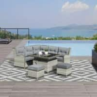 OutSunny Sofa Set Grey 820 x 820 mm