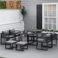 OutSunny Patio Dining Set Grey 1,260 x 720 mm