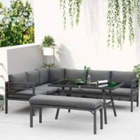OutSunny Garden Sofa Set Grey 650 x 635 mm