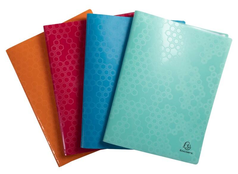 Exacompta Display book 88720E Special format Assorted Recycled PP (Polypropylene) 24 x 32 x 32 cm Pack of 4
