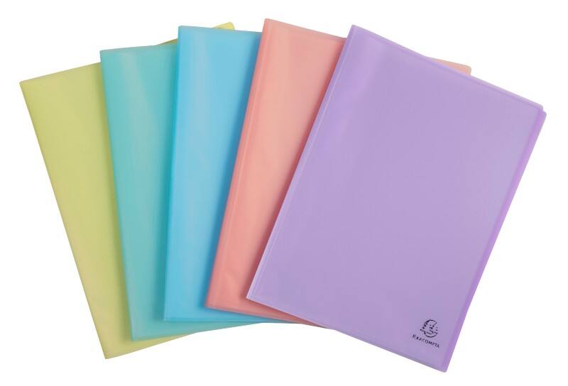 Exacompta Display Books A4 Assorted PP (Polypropylene) 240 x 320 mm Pack of 5