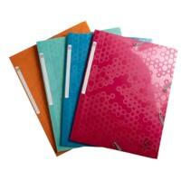 Exacompta Maïa 3 Flap Folder A4 Recycled PP (Polypropylene) Rubber Band 240 x 320 mm Assorted Pack of 4