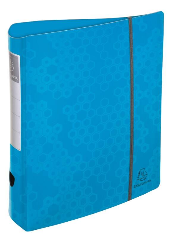 Exacompta Maïa Wide Lever Arch File A4 80 mm Assorted 2 Rings 53410E Plastic Glossy  6 Pieces