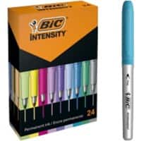 BIC Permanent Marker Intensity Metallic Pack of 24