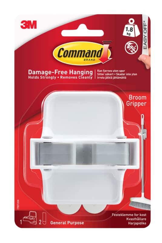 Command Hook Strips White 79 mm (W) x 0.062 m (L) Plastic 17007