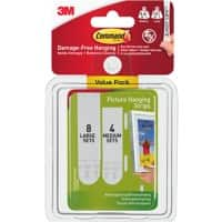 Command Adhesive Strips White 17209UKN Pack of 12