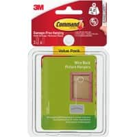 Command Hook Strips White 25 mm (W) x 0.022 m (L) Plastic 17082 Pack of 2