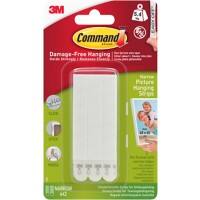 Command Adhesive Strips White 17207 Pack of 4