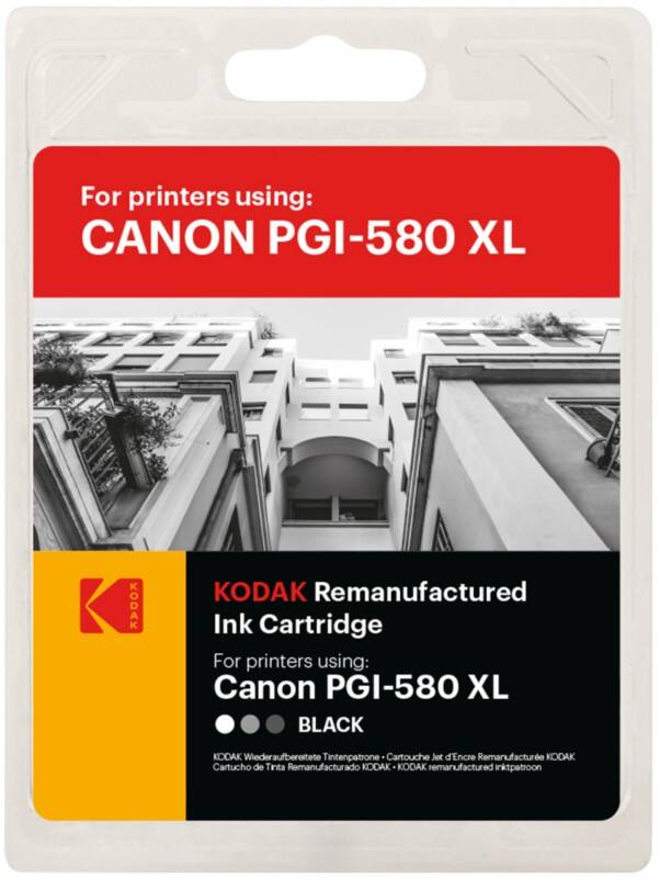 Kodak PGI-580XL Compatible with Canon Ink Cartridge Black 22 ml