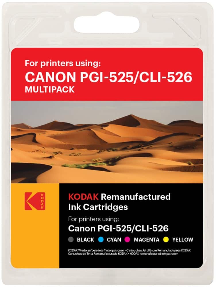 Pelikan Tintenpatrone ersetzt Canon PGI-525/CLI-526 schwarz, cyan, magenta, ye Nachfülltinte (x