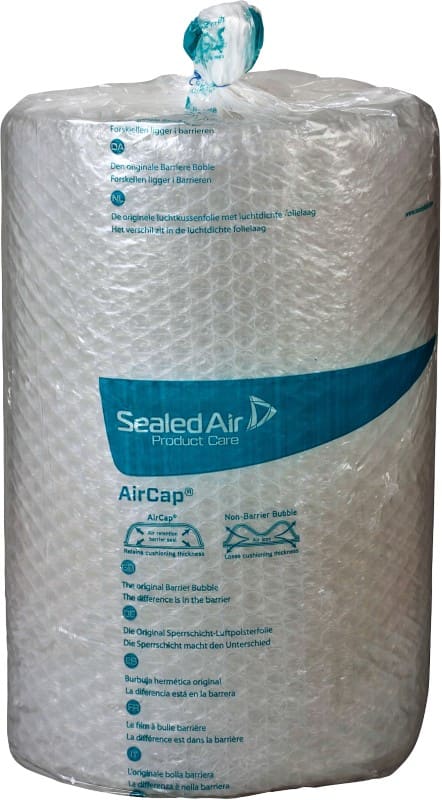 Sealed air large bubble wrap recycled 30% 750 mm (w) x 30 m (l) grey
