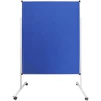 Viking Multifunctional Facilitation Board Blue, Silver 1219257 1,200 (W) x 18 (D) x 1,500 (H) mm