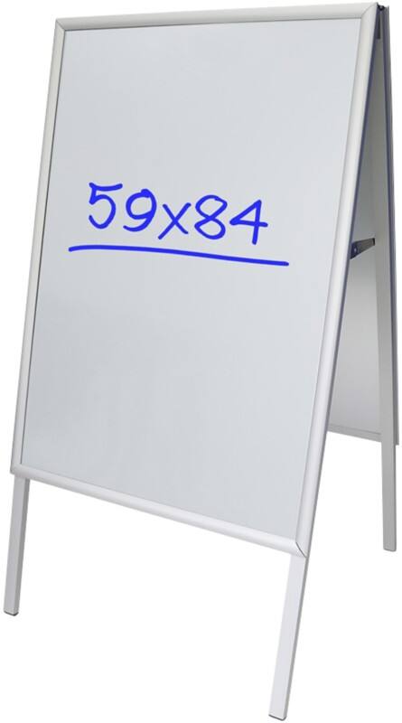 Viking Pavement Sign A1 Aluminium, Galvanized Steel Silver