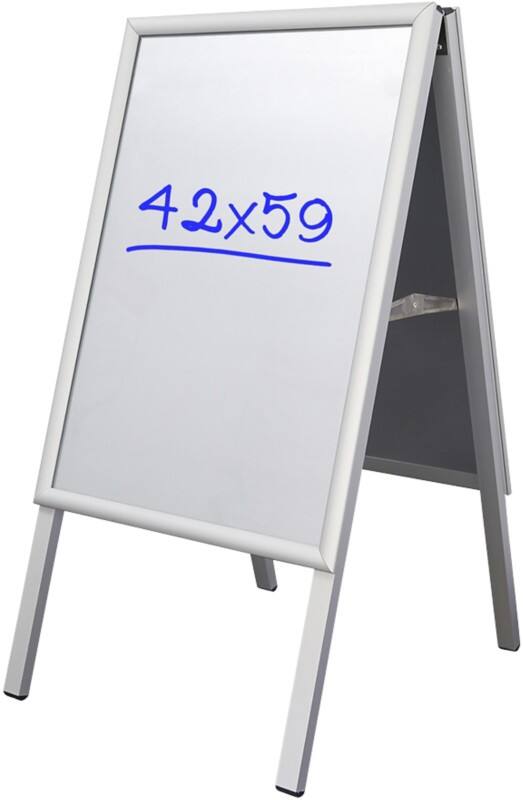 Viking Pavement Sign A2 Aluminium, Galvanized Steel Silver