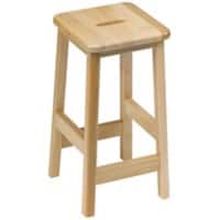 Laboratory Stool Geo Without Arms Beech Wood STWDB560 560mm Pack of 4
