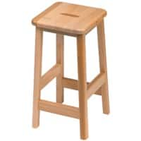 Laboratory Stool Geo Without Arms Beech Wood STWDB685 685mm Pack of 4