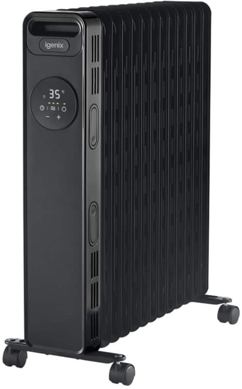 igenix Oil Filled Radiator IG2626BL 28 x 54.9 x 64 cm Black