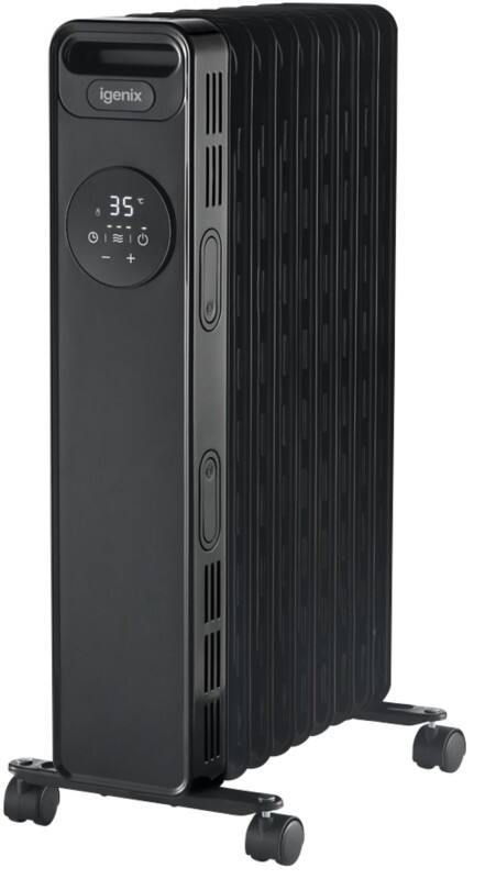 igenix Oil Filled Radiator IG2621BL 24 x 39 x 63.5 cm Black