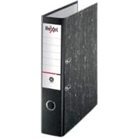 Rexel A4 Paper on Board Lever Arch File 75 mm Black Pack of 10