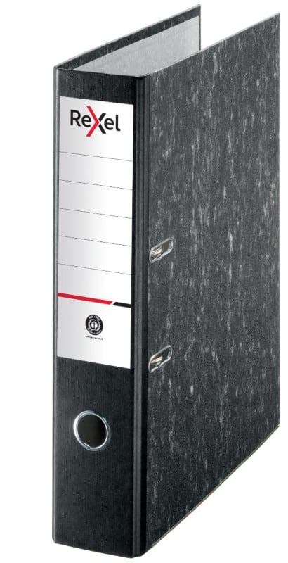 Rexel Wide Lever Arch File Black