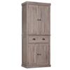 HOMCOM MDF Freestanding Kitchen Pantry Cabinet Wood Tone 1,8400 x 760 x 405 mm